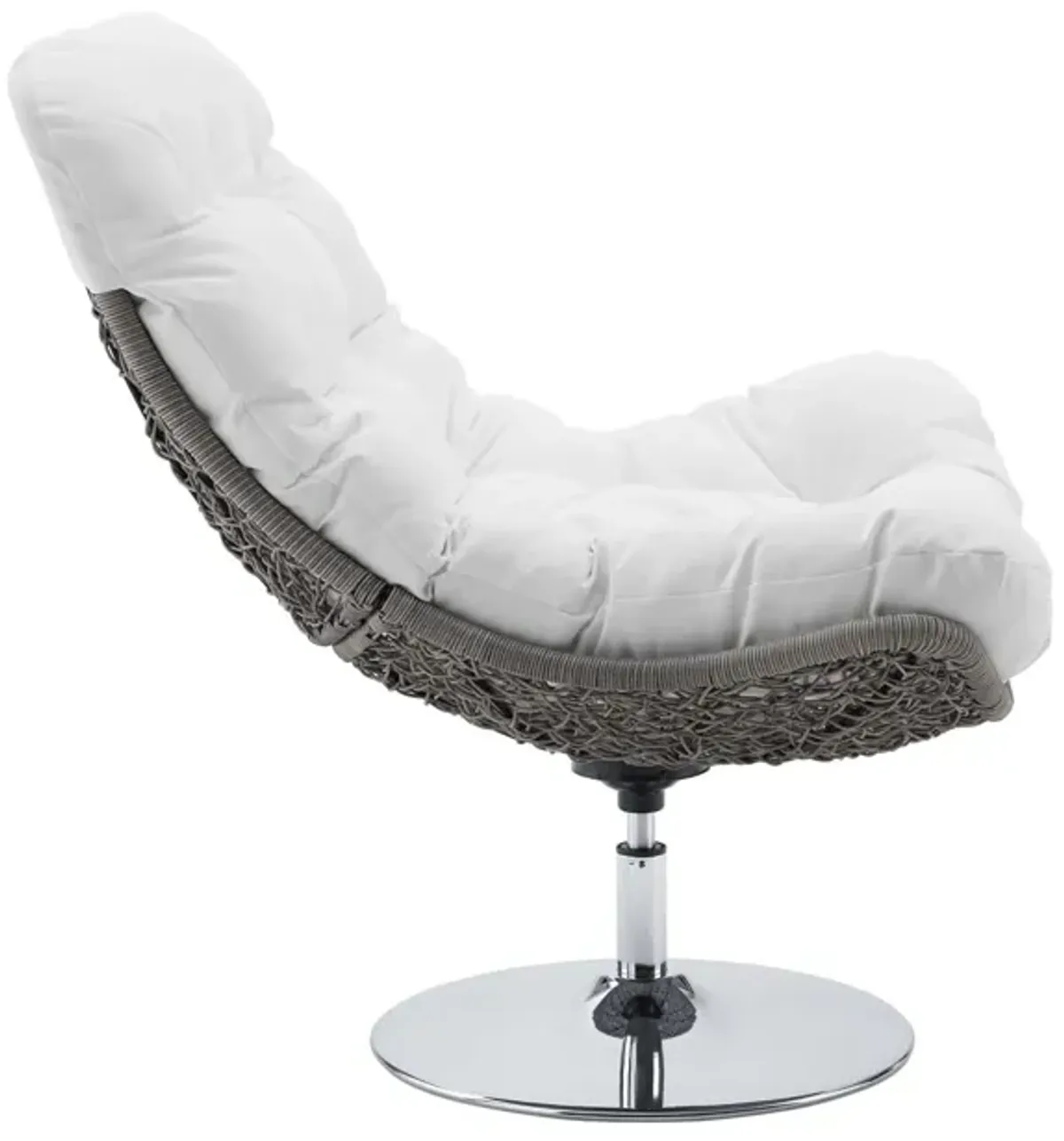 Brighton Wicker Swivel Outdoor Lounge Chair