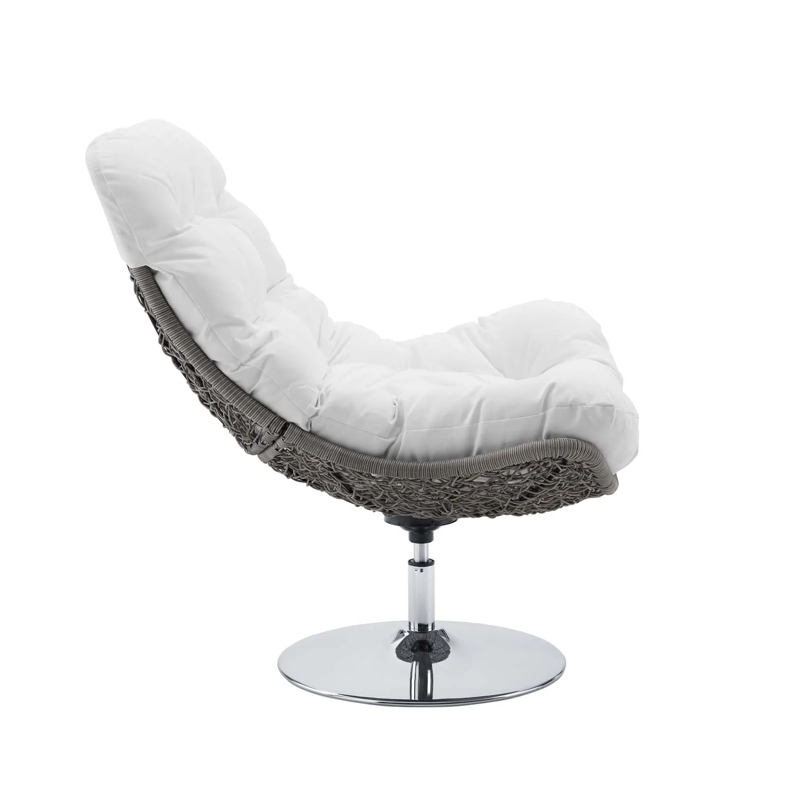 Brighton Wicker Swivel Outdoor Lounge Chair