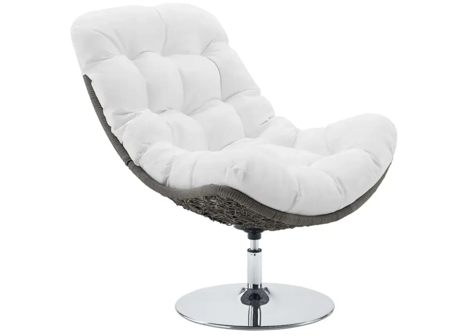 Brighton Wicker Swivel Outdoor Lounge Chair