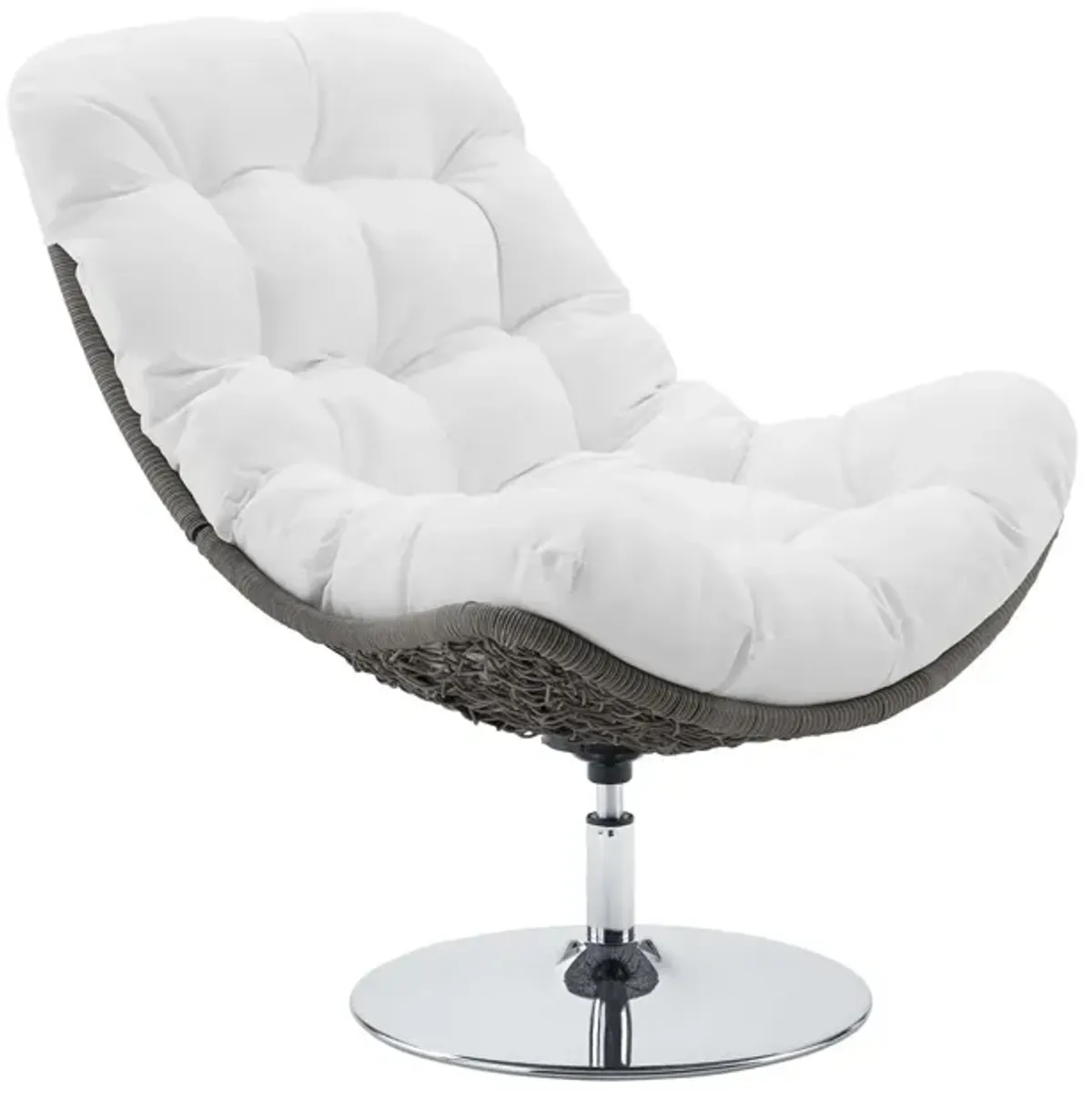 Brighton Wicker Swivel Outdoor Lounge Chair