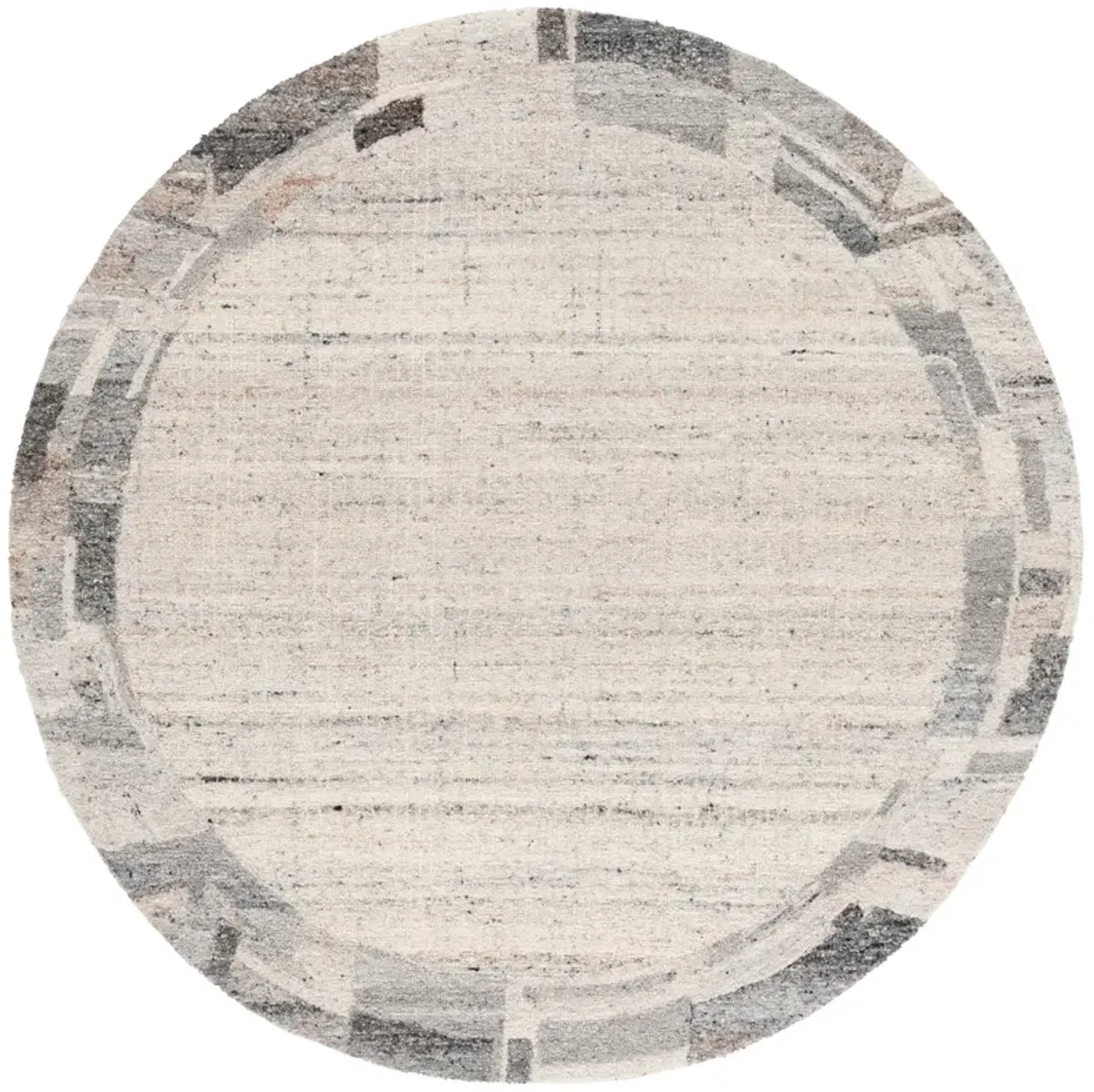 RESTORATION VINTAGE Hand Tufted 6' x 6' Round area rug
