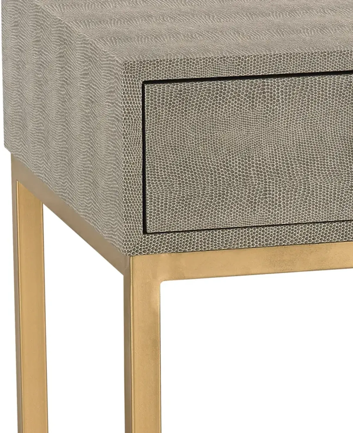 Shagreen Accent Table 