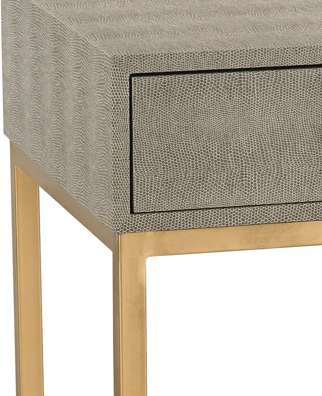 Shagreen Accent Table 