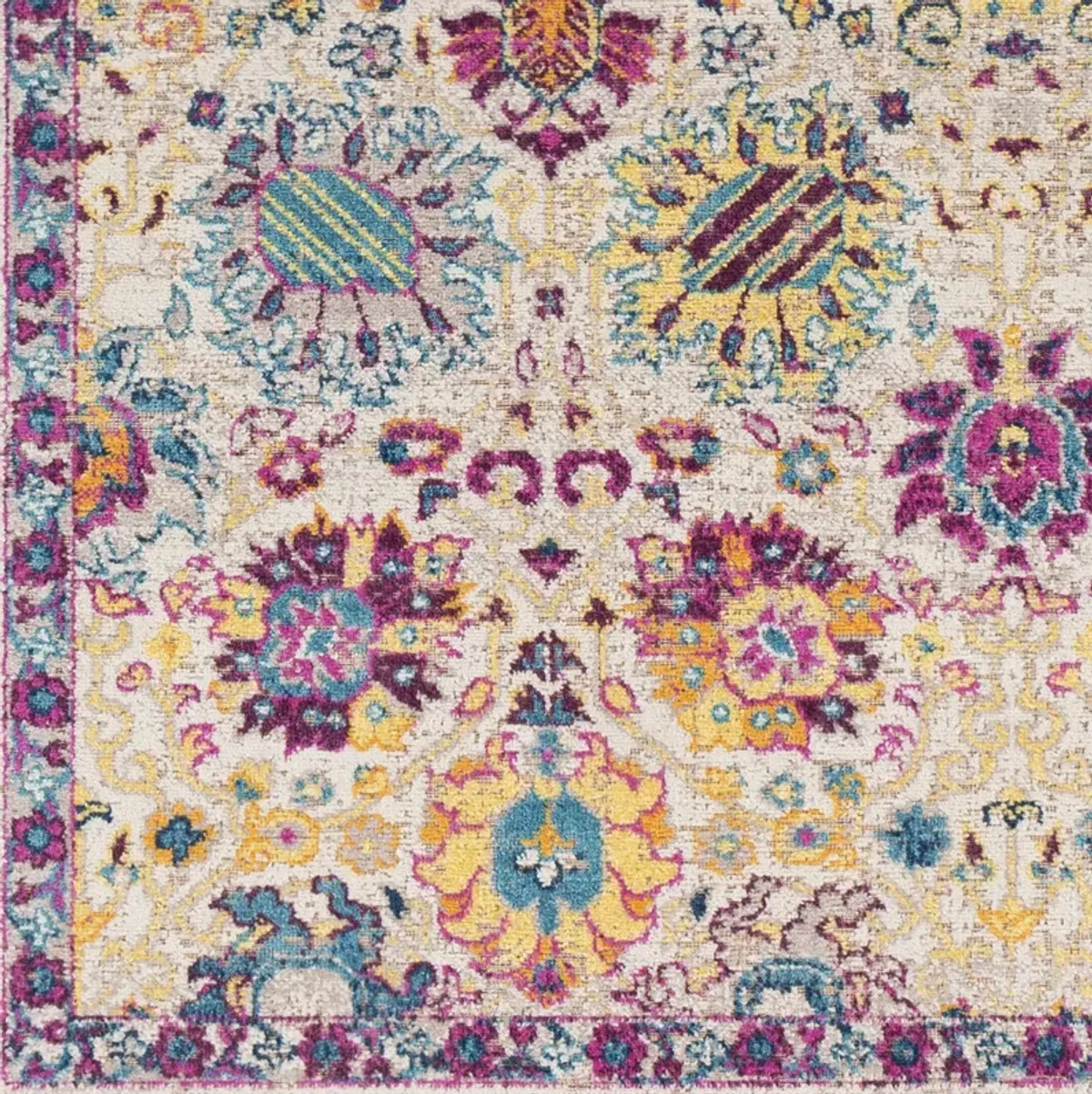 Konya KON-1011 2'2" x 2'11" Machine Woven Rug