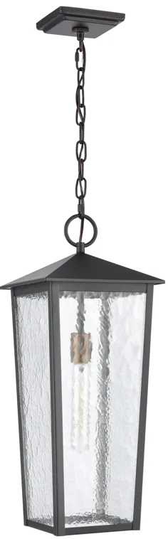 Marquis 22'' High 1-Light Outdoor Hanging Light - Matte Black