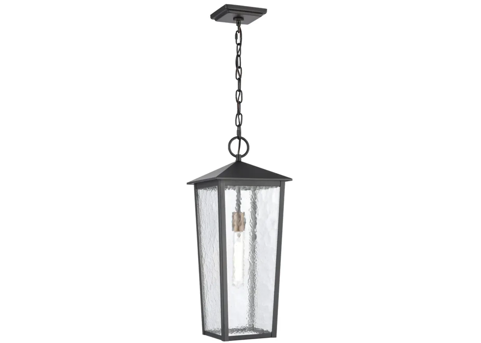 Marquis 22'' High 1-Light Outdoor Hanging Light - Matte Black