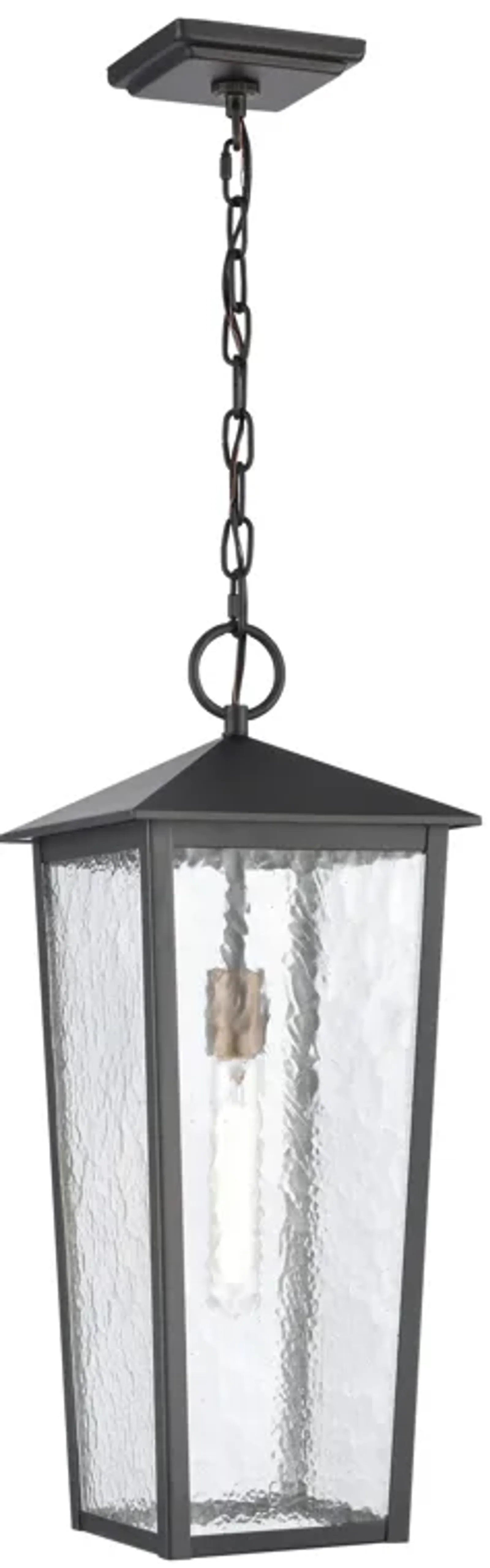 Marquis 22'' High 1-Light Outdoor Hanging Light - Matte Black