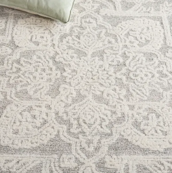 EBONY 220 IVORY  6' x 6' Square Square Rug