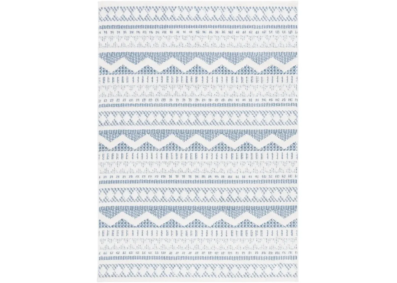 ALAMO 716 Blue 8' X 10' Large Rectangle Rug