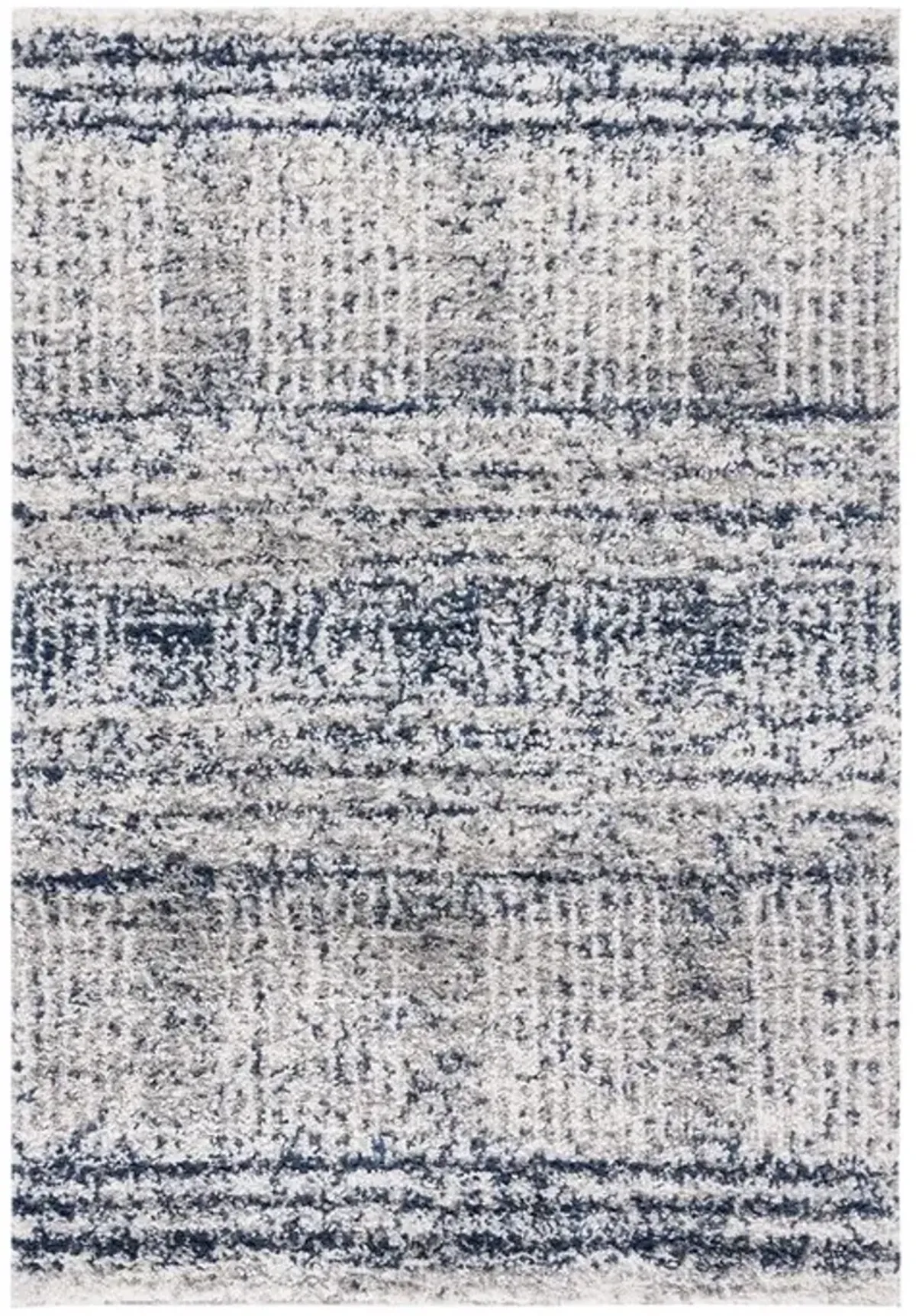 JERICHO SHAG 100 Blue 10' X 14' Large Rectangle Rug