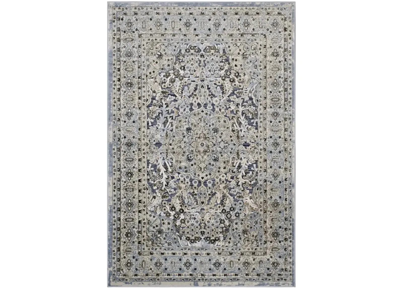 Elqenna Ornate Vintage Floral Turkish 5x8 Area Rug