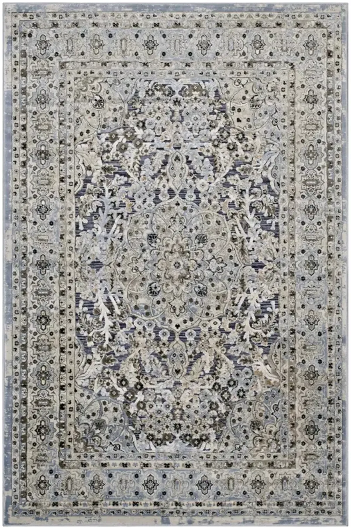 Elqenna Ornate Vintage Floral Turkish 5x8 Area Rug