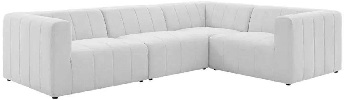 Bartlett Upholstered Fabric 4-Piece Sectional Sofa