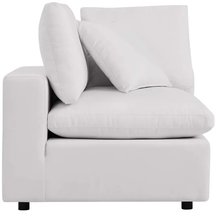 Commix Overstuffed Outdoor Patio Corner Chair