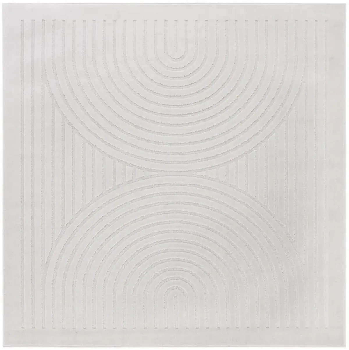 STELLA 113 IVORY 6'-7' x 6'-7' Square Square Rug