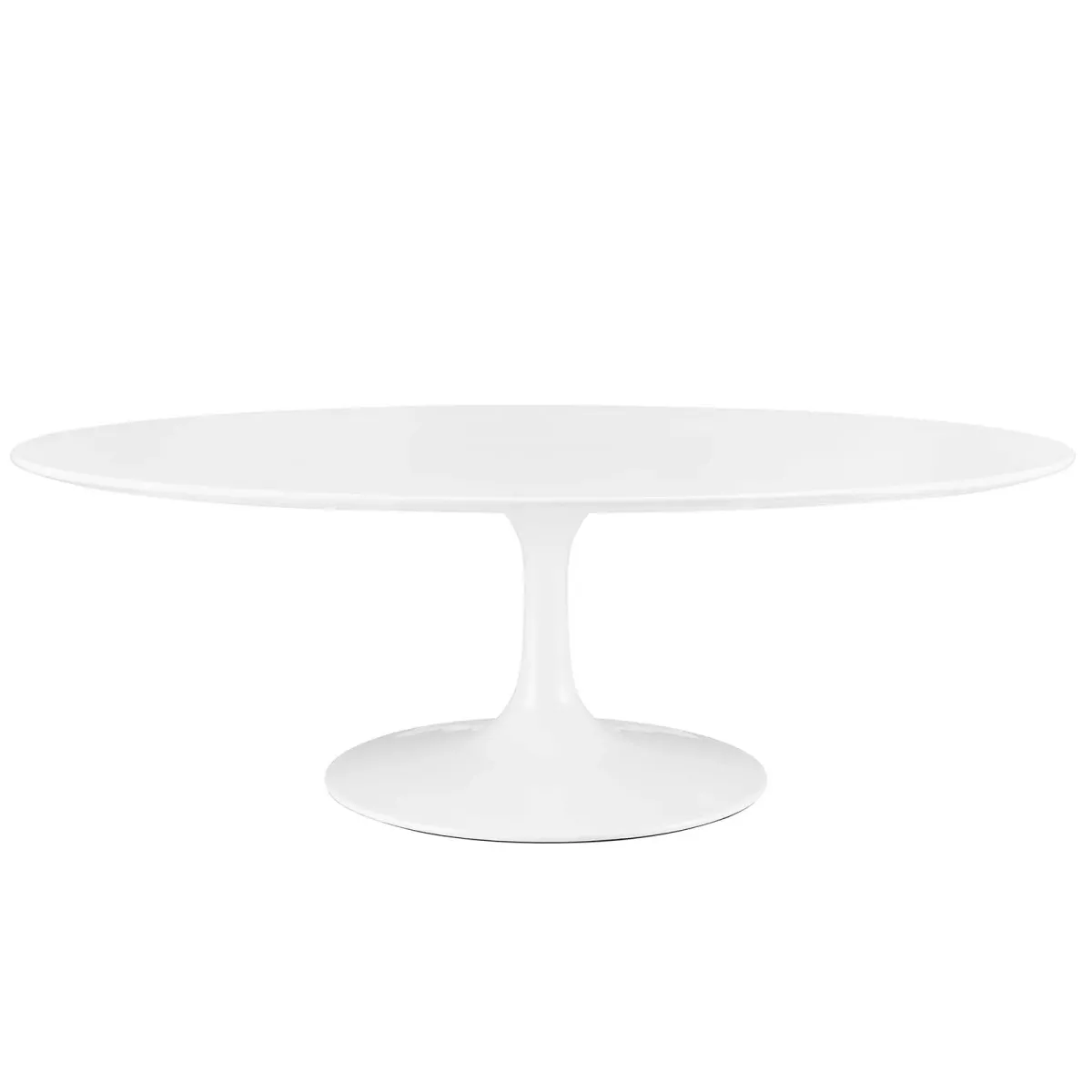 Lippa 48" Oval-Shaped Wood Top Coffee Table