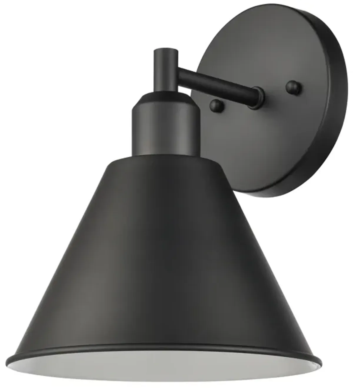 Abbington 8" Wide 1-Light Vanity Light - Matte Black