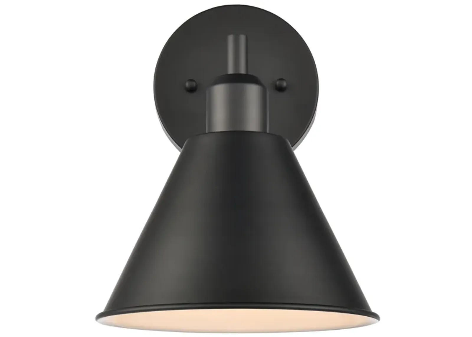 Abbington 8" Wide 1-Light Vanity Light - Matte Black