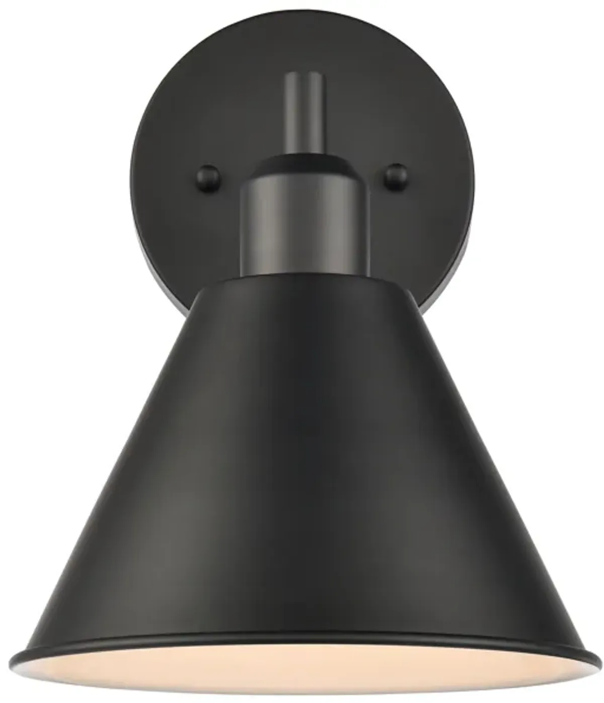 Abbington 8" Wide 1-Light Vanity Light - Matte Black