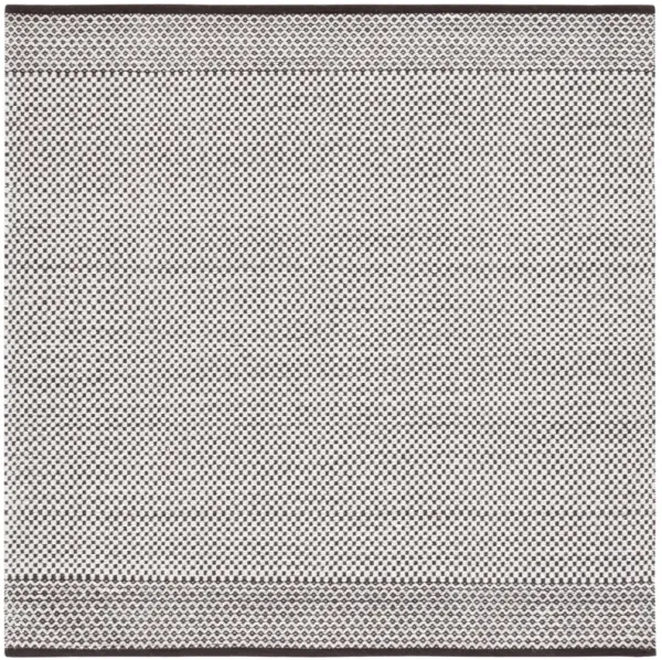 VERMONT 906 BROWN  6' x 6' Square Square Rug