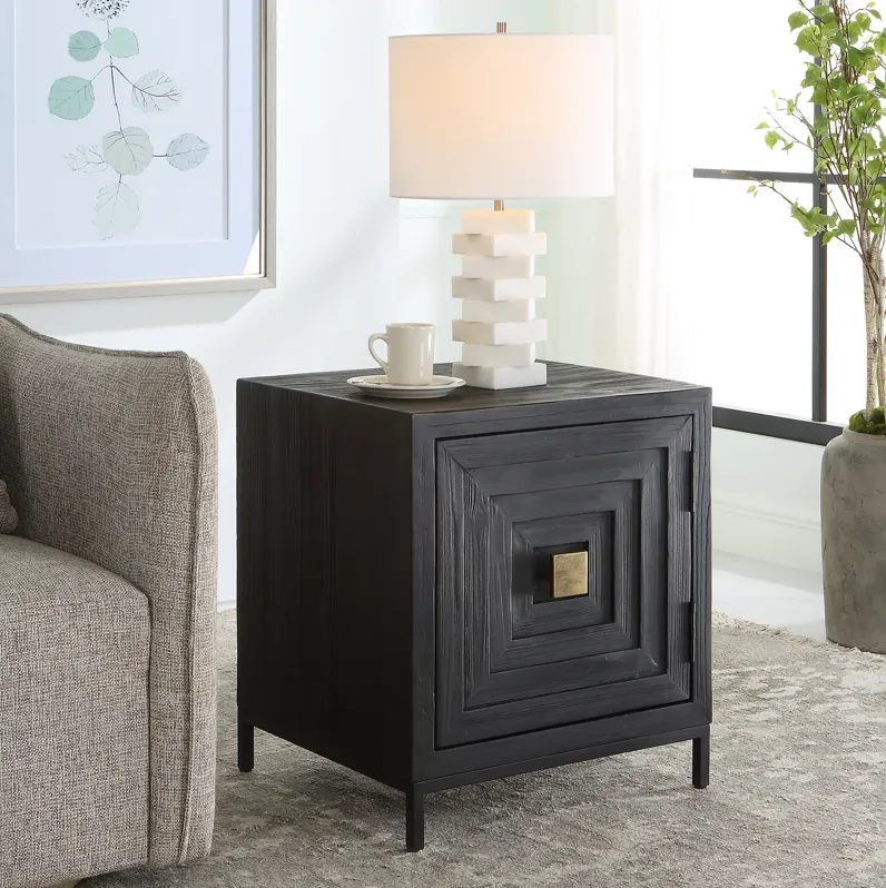 Aiken Geometric Cabinet / End Table