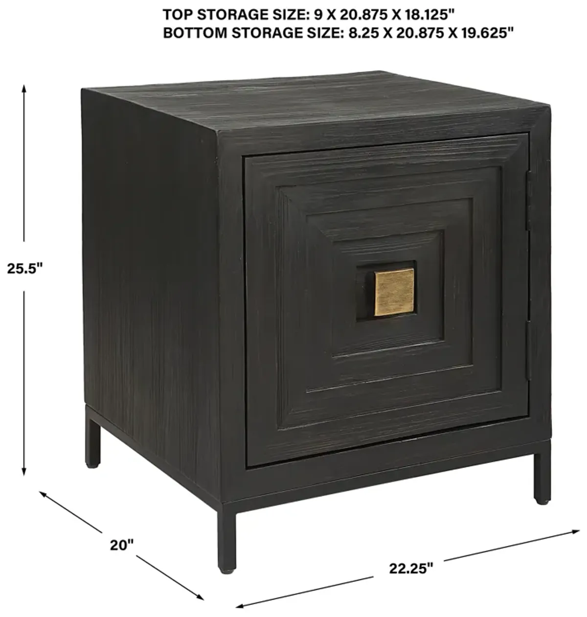 Aiken Geometric Cabinet / End Table