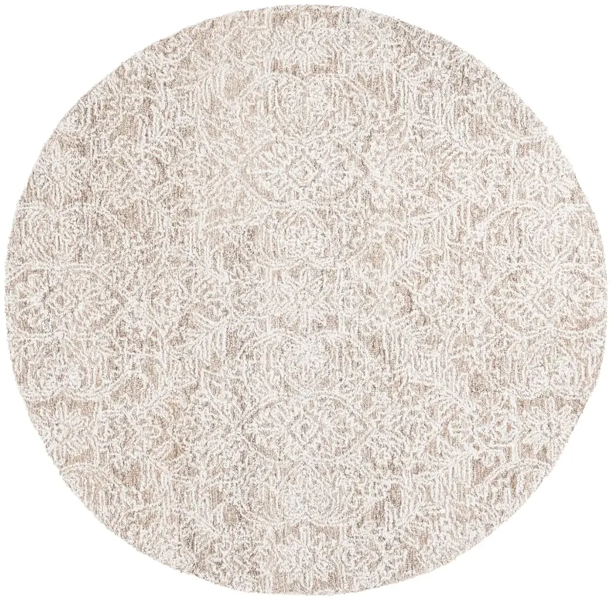 EBONY Hand Tufted 6' x 6' Round area rug