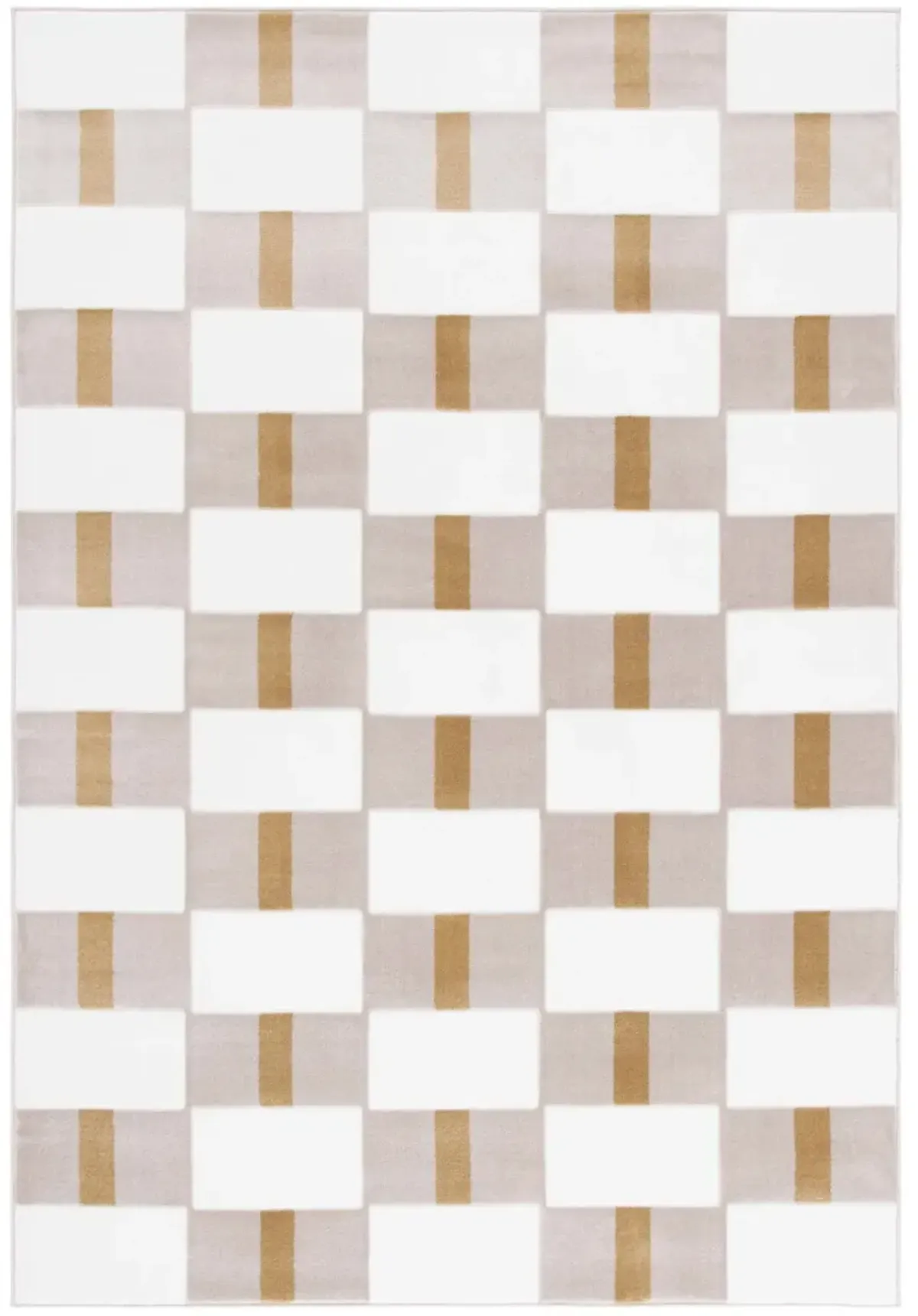 GROOVE 102 IVORY  4' x 6' Small Rectangle Rug