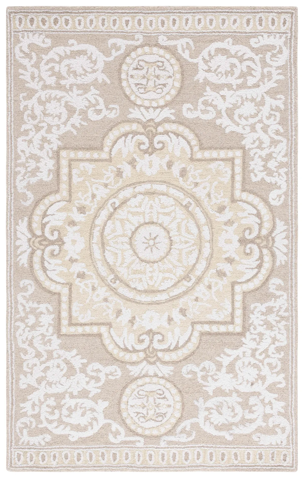 ABSTRACT Hand Tufted 8' x 10' area rug