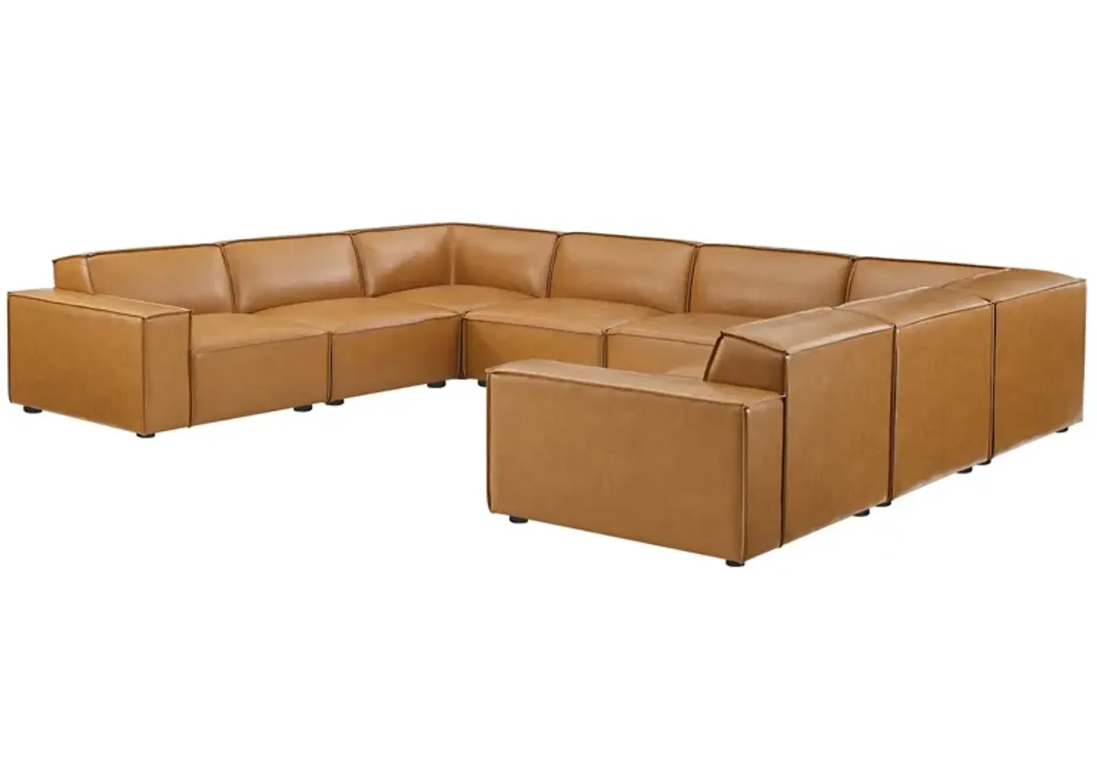 Restore 8-Piece Vegan Leather Sectional Sofa