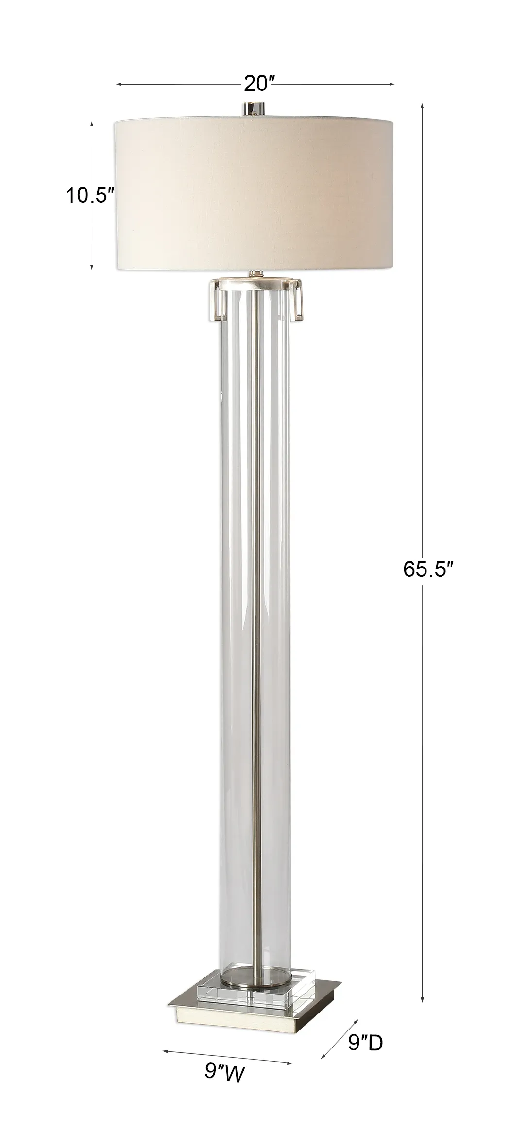 Monette Tall Cylinder Floor Lamp