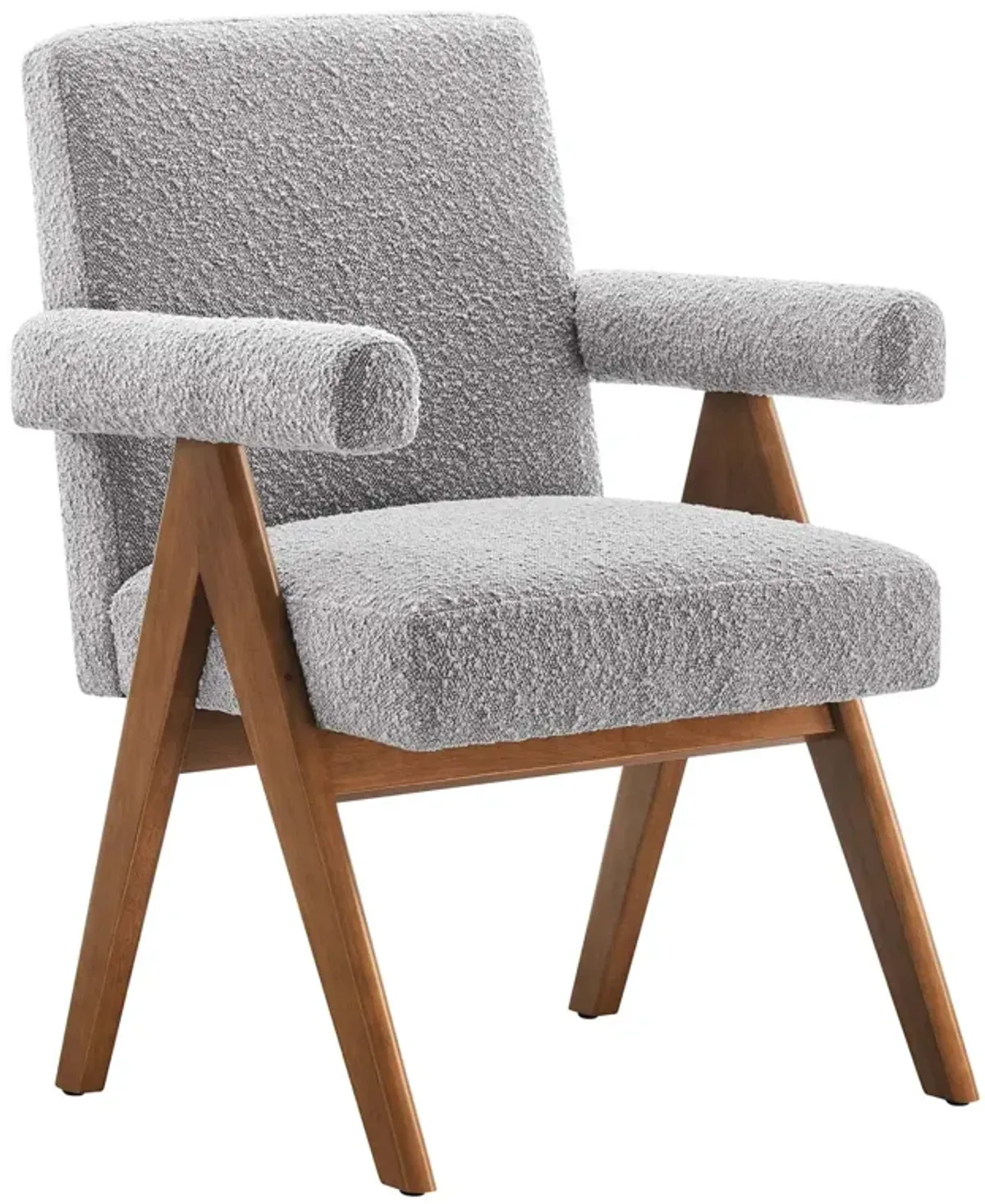 Lyra Boucle Fabric Dining Room Chair - Set of 2