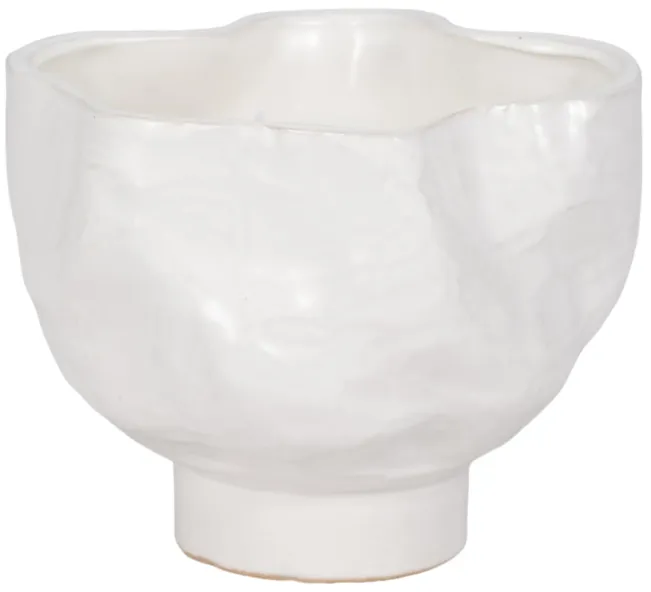 20oz Citro Candle Wavy Bowl, White