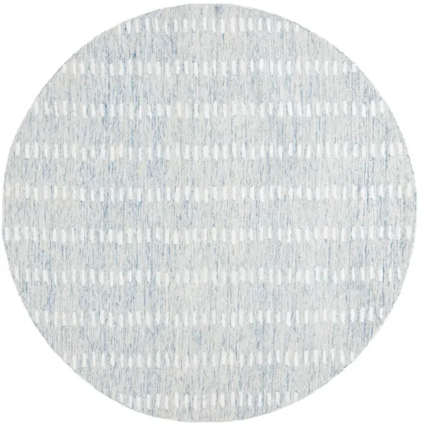 ABSTRACT Hand Tufted 6' x 6' Round area rug