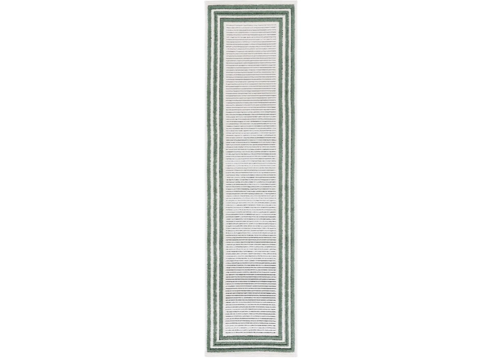 CABANA 634 IVORY  2'-2' x 8' Runner Rug