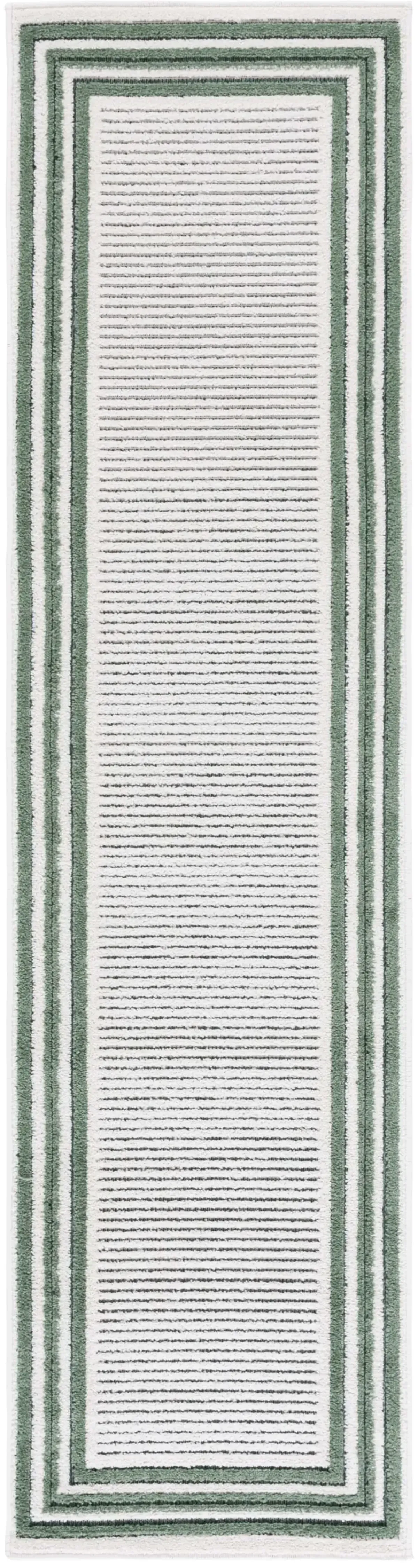 CABANA 634 IVORY  2'-2' x 8' Runner Rug