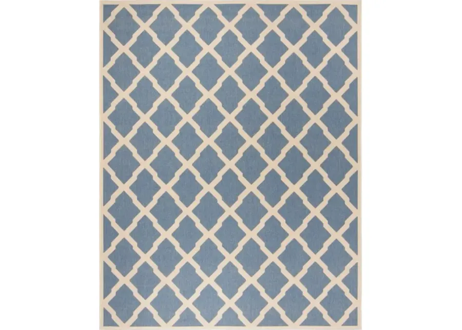 LINDEN 122 Collection LND122M-8 Blue / Creme 8' X 10'