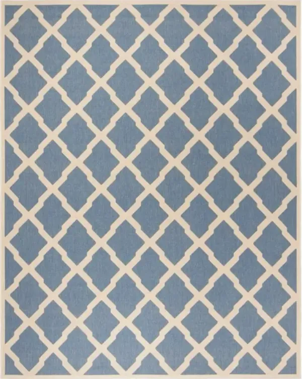 LINDEN 122 Collection LND122M-8 Blue / Creme 8' X 10'