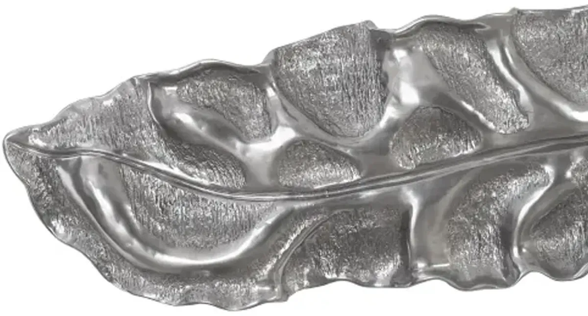 petiole wall leaf, liquid silver, colossal, version b