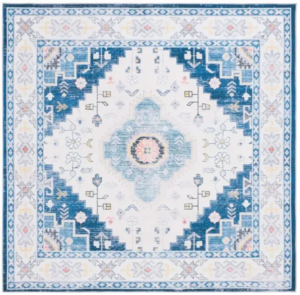 ARIZONA 107 Blue 6' X 6' Square Square Rug