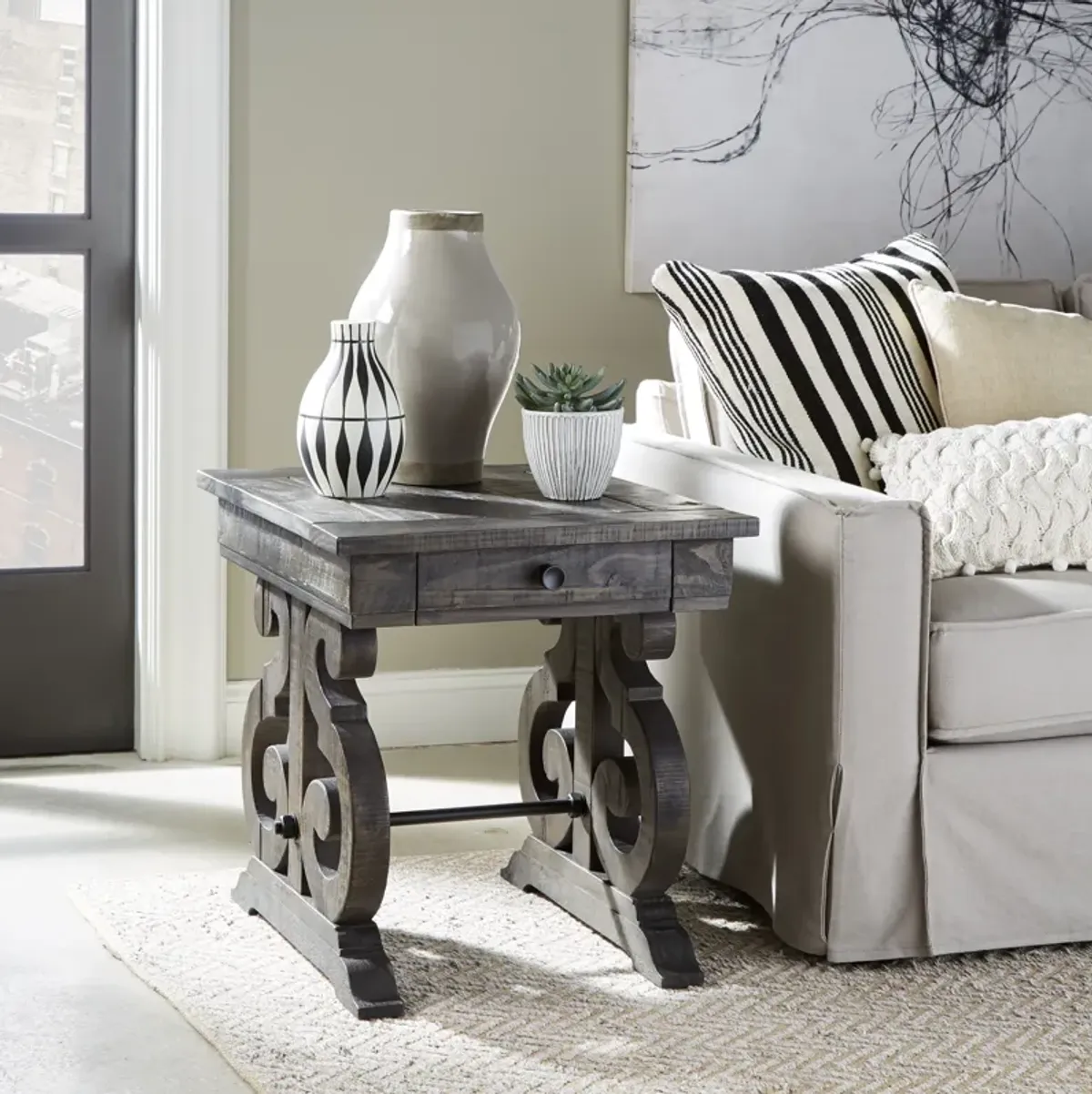 Bellamy Rectangular End Table