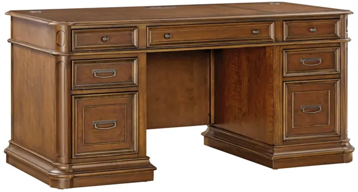 Roanoke Cherry Executive Desk