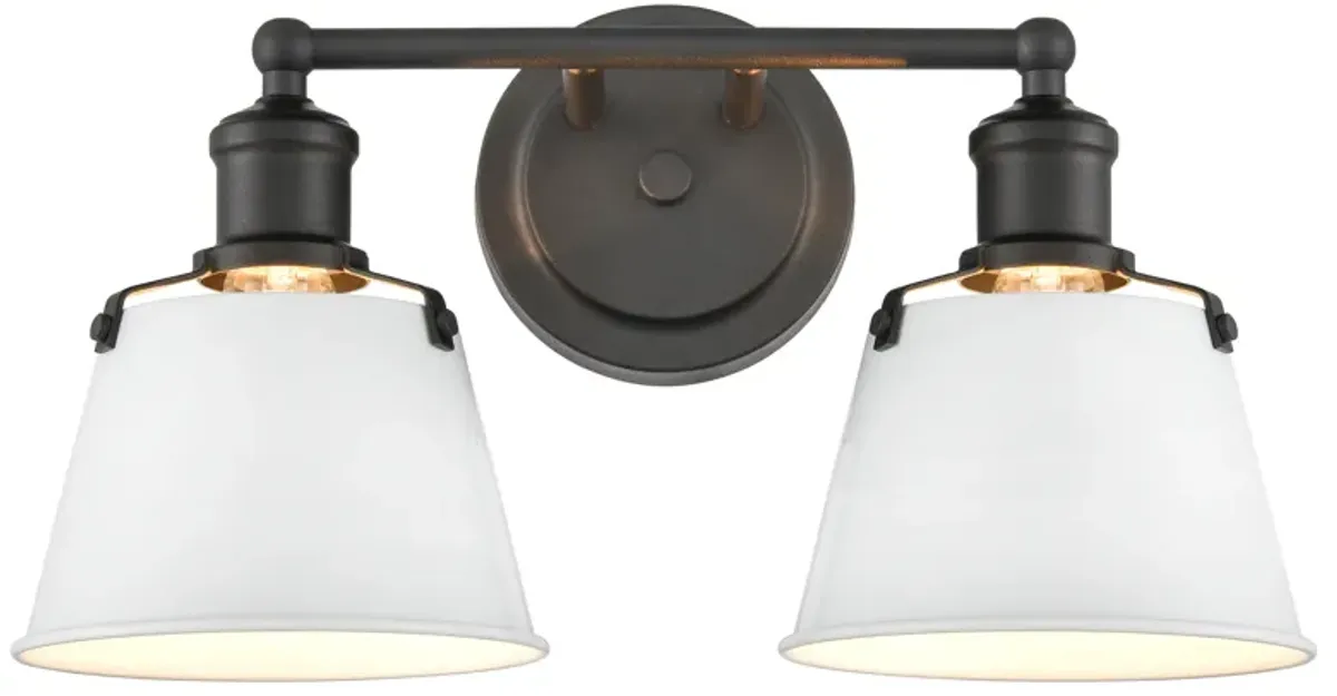 Holgate 15" Wide 2-Light Vanity Light - Charcoal