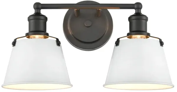 Holgate 15" Wide 2-Light Vanity Light - Charcoal