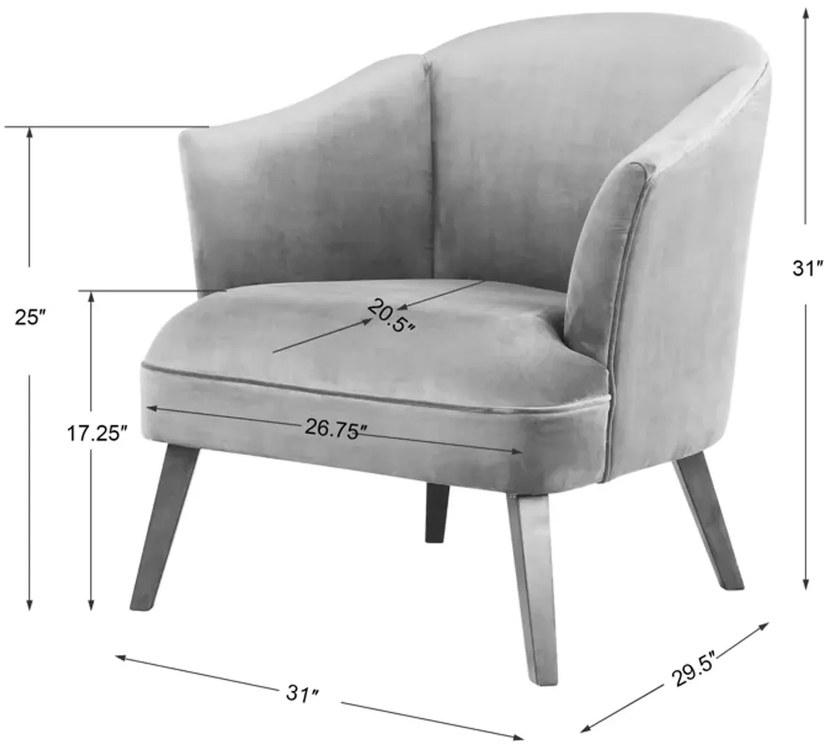 Conroy Olive Accent Chair