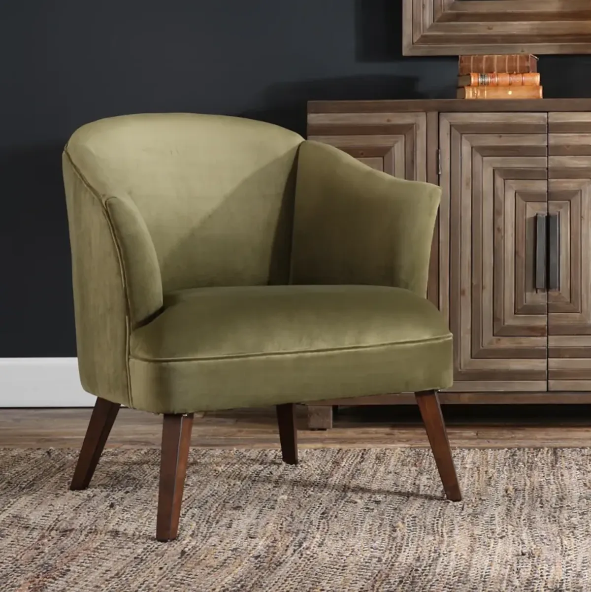 Conroy Olive Accent Chair