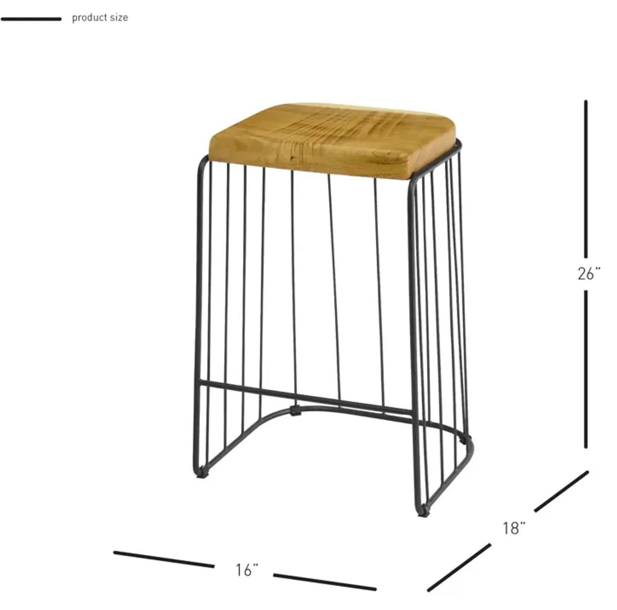 Tala Trembesi Counter Stool