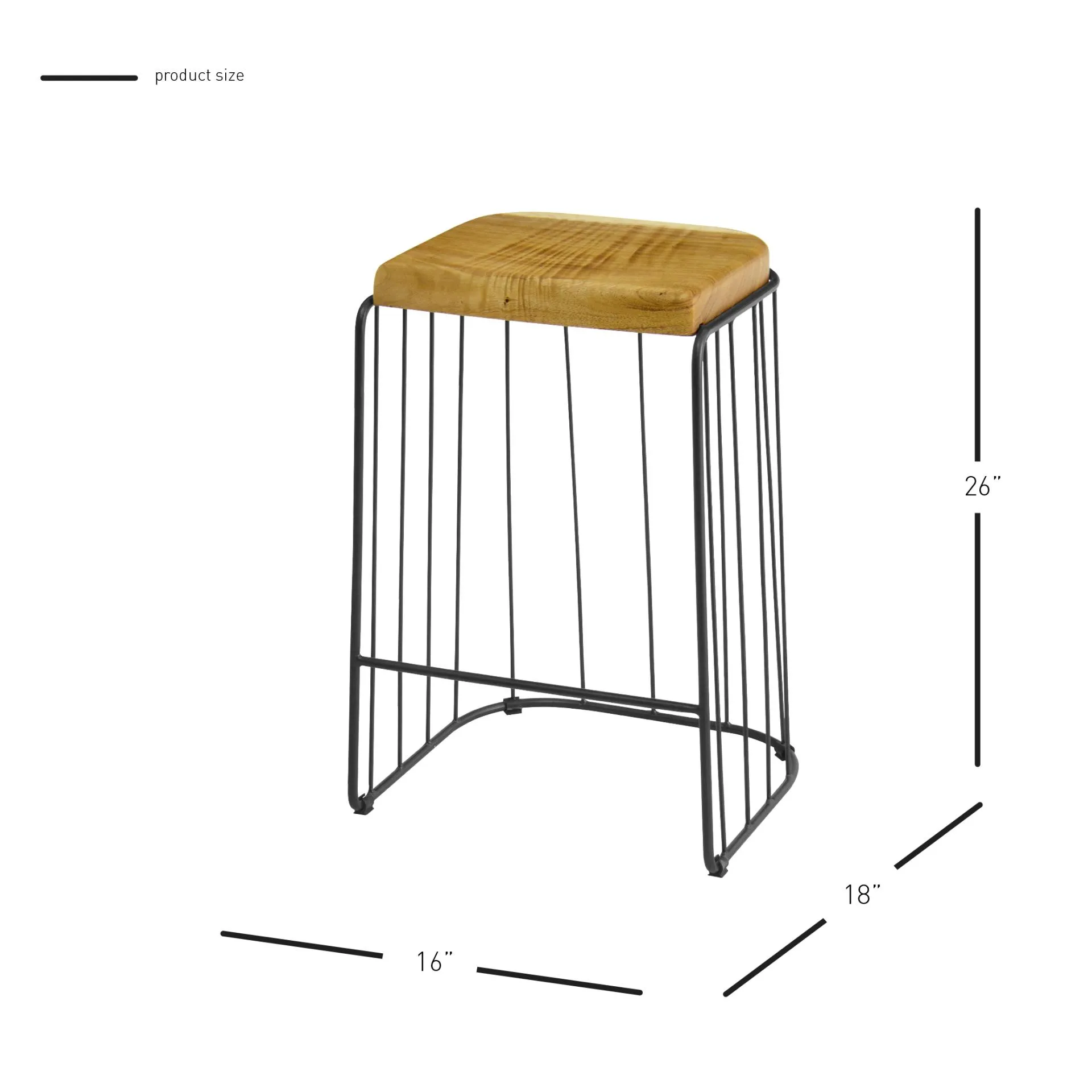 Tala Trembesi Counter Stool