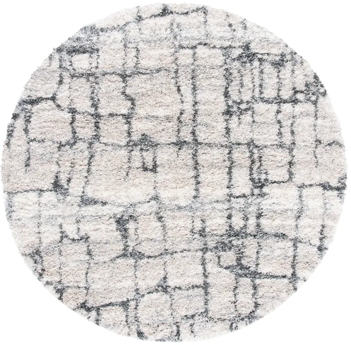 FONTANA SHAG Round Power Loomed 6'-7" X 6'-7" Round Rug