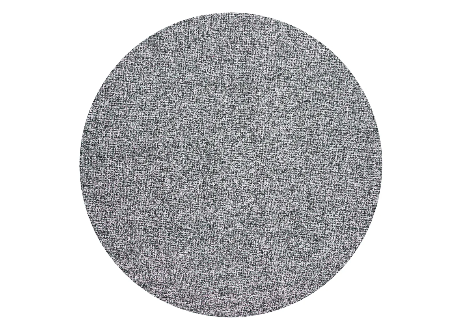 Brindleton Black/White Tweed Wool 10' Round Round Rug